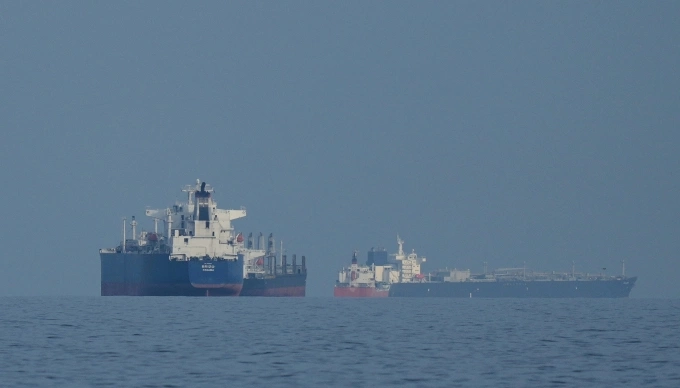 Tàu dầu và tàu hàng tại Eo biển Hormuz ngày 11/3, biểu tượng cho rủi ro an ninh năng lượng khi phụ thuộc dầu khí