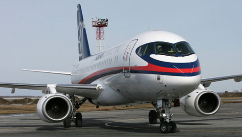 Sau một năm xuất hiện, Superjet 100 đã thực hiện hơn 3.400 chuyến bay với hai hãng hàng không. Ảnh: RIA Novosti