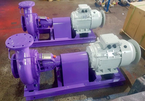 Động cơ điện chính hãng Elektrim được lắp đặt trong hệ thống bơm.