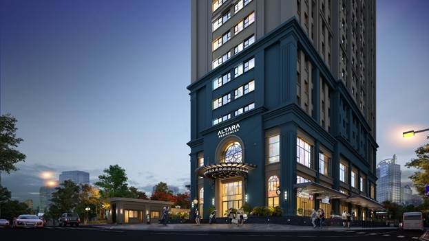 Altara Residences tọa lạc tại 76 Trần Hưng Đạo, phường Hải Cảng.