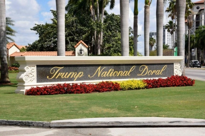 Trump National Doral Miami. Ảnh: AFP