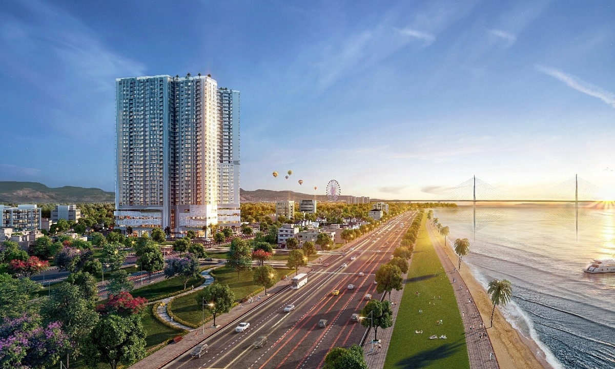 Ưu thế vị trí nằm bên đường bao biển của The Ruby Hạ Long