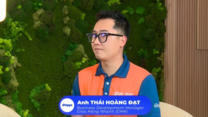 Anh Thái Hoàng Đạt - Quản lý Phát triển kinh doanh Giao Hàng Nhanh (GHN).
