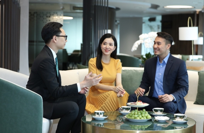 Khách hàng BIDV Private Banking được tư vấn bởi các chuyên gia giàu kinh nghiệm. Ảnh: BIDV