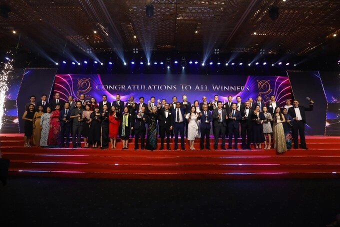 Lễ trao giải Asia Pacific Enterprise Awards (APEA) năm nay diễn ra tại TP Hồ Chí Minh. Ảnh: KBSV