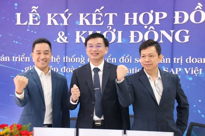 Ông Lê Hùng Anh bày tỏ sự quyết tâm chuyển đổi số doanh nghiệp toàn diện. Ảnh: BIN Corporation Group