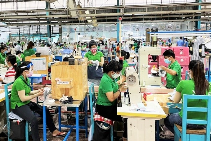 Công nhân nhà máy Chang Shin Việt Nam. Ảnh: An Phương