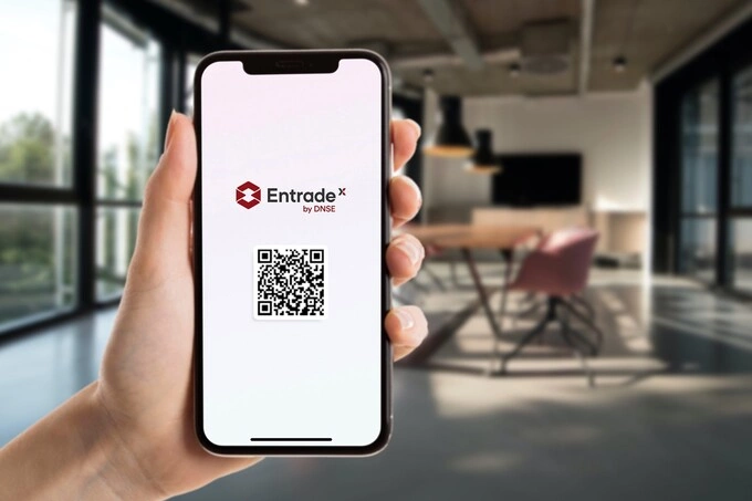 Nền tảng giao dịch chứng khoán Entrade X của DNSE. Ảnh: DNSE
