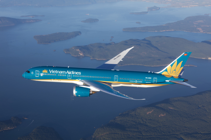 Vietnam Airlines tăng trưởng tích cực trong ba quý đầu năm. Ảnh: Vietnam Airlines