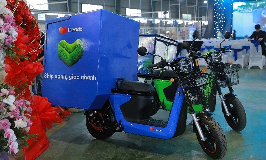 Lazada Logistics sắp đưa 100 xe máy điện vào hoạt động giao vận