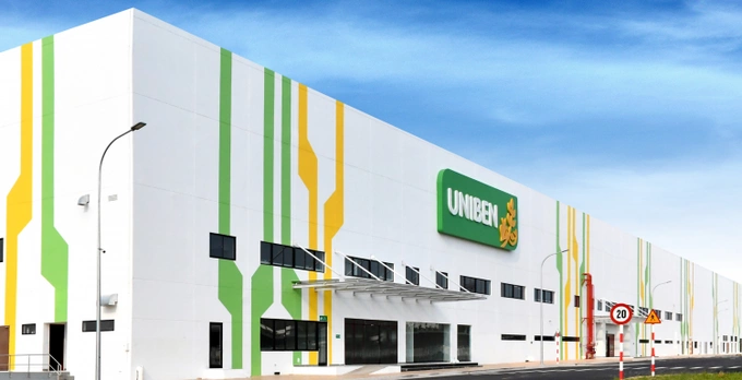 Nhà máy theo tiêu chuẩn châu Âu của Uniben tại Bình Dương.