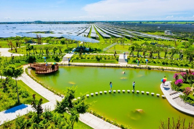 Toàn cảnh khu du lịch An Hảo từ trên cao. Ảnh: Sao Mai Group