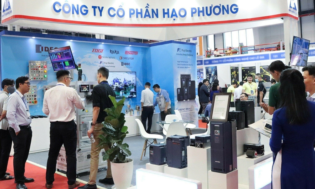 Thiết bị điện tự động hóa Hạo Phương dự triển lãm EMA Việt Nam