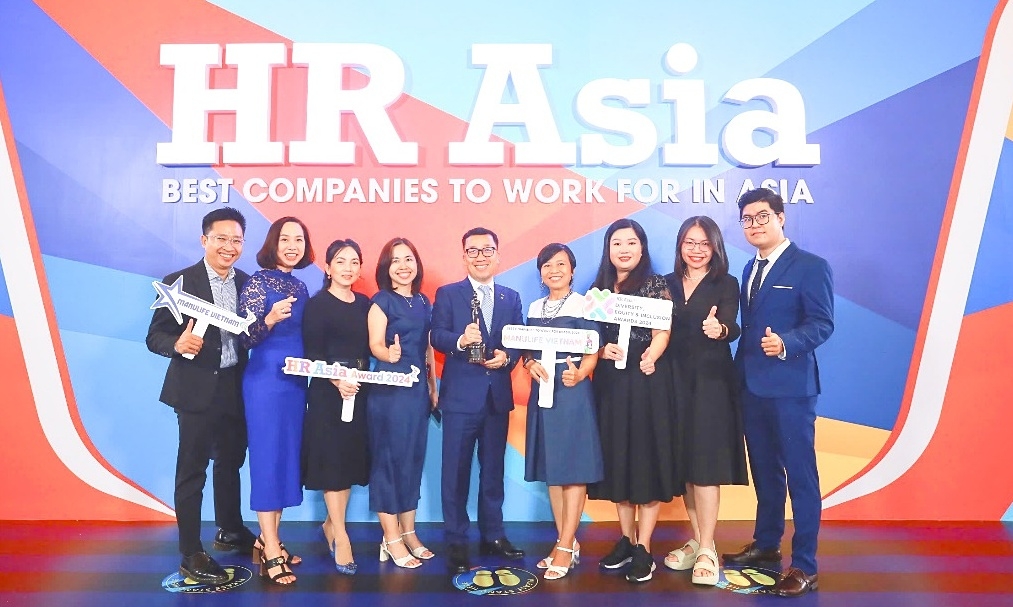 Manulife tiếp tục là "Nơi làm việc tốt nhất châu Á"