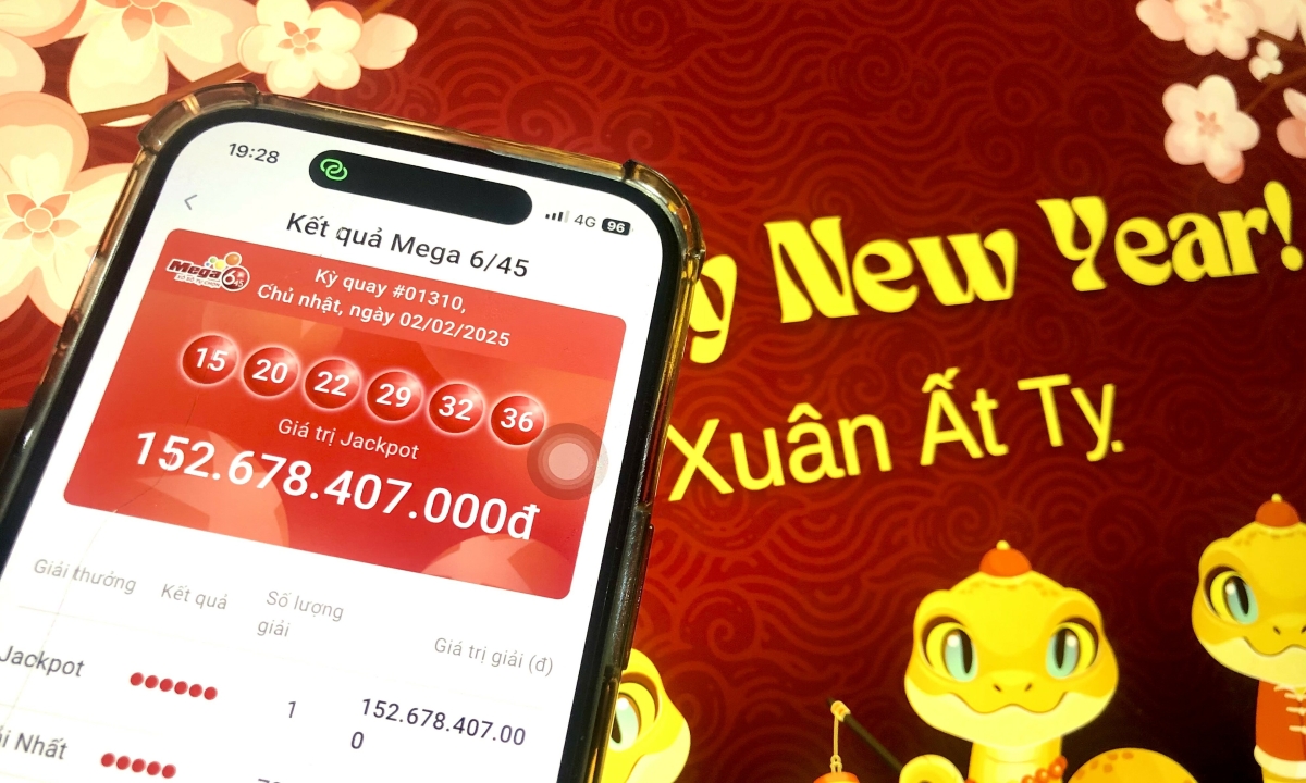 Một khách hàng trúng Jackpot hơn 150 tỷ đồng mùng 5 Tết