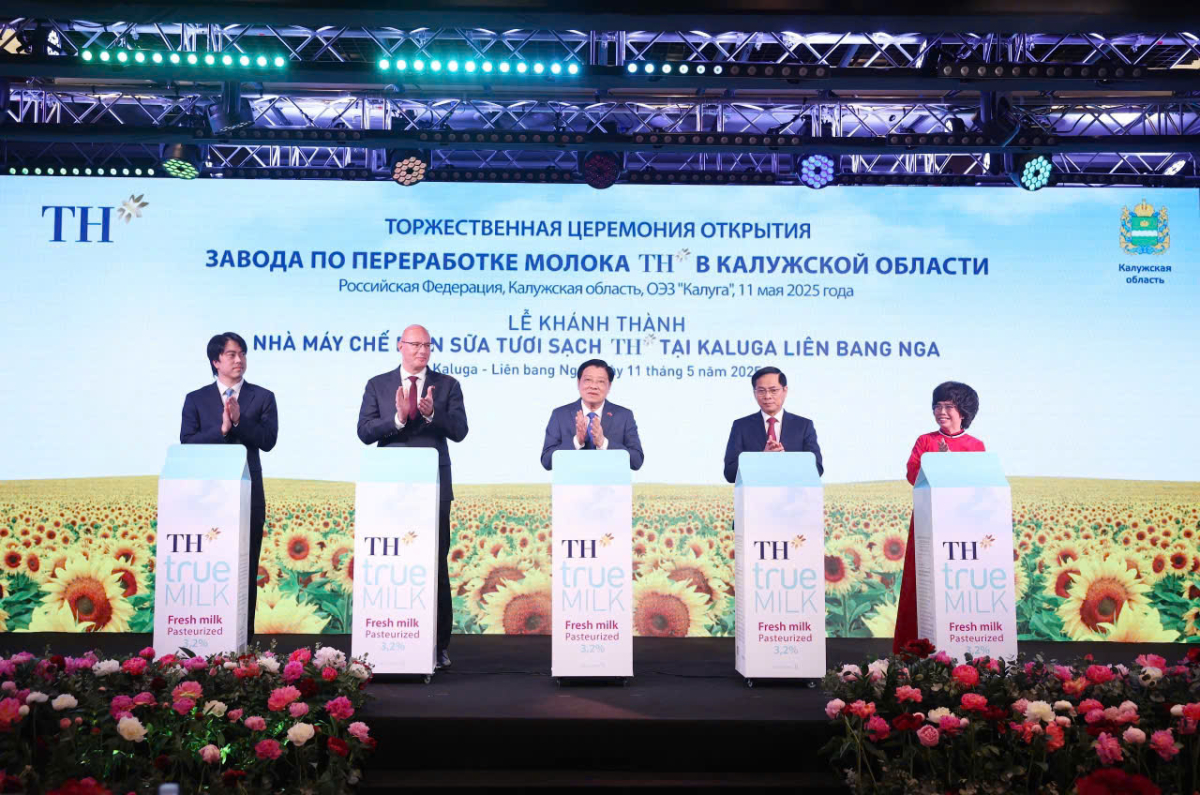 TH khánh thành nhà máy chế biến sữa quy mô lớn tại Nga