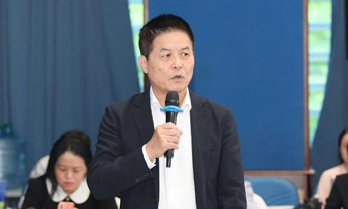 Ông Nguyễn Quốc Kỳ, Chủ tịch hội đồng quản trị Vietravel phát biểu tại diễn đàn sáng 5/6. Ảnh: Người Lao Động