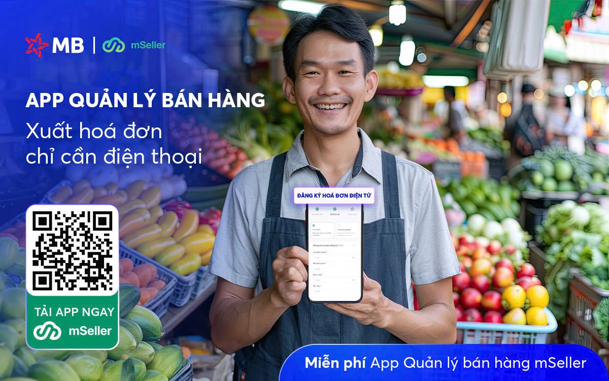 MB tặng app quản lý bán hàng, xuất hóa đơn điện tử cho hộ kinh doanh - 1