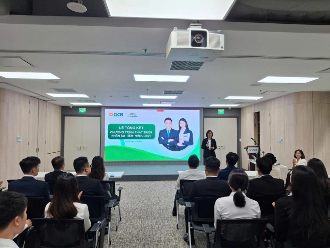 Chương trình đào tạo nhân sự của ngân hàng. Ảnh: OCB