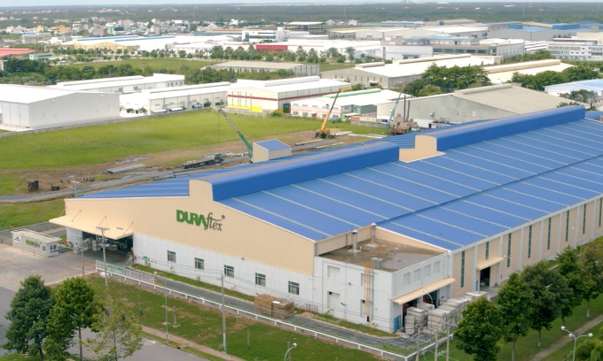 Nhà máy tấm xi măng Duraflex của Saint-Gobain tại Việt Nam. Ảnh: Saint-Gobain