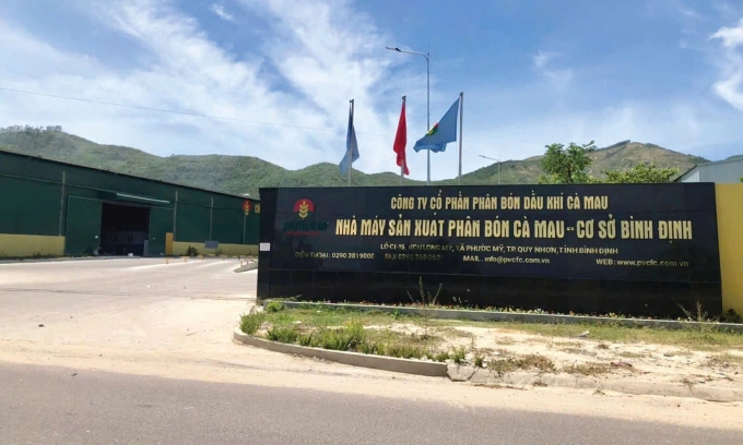 Nhà máy sản xuất NPK Gia Lai. Ảnh: PVCFC