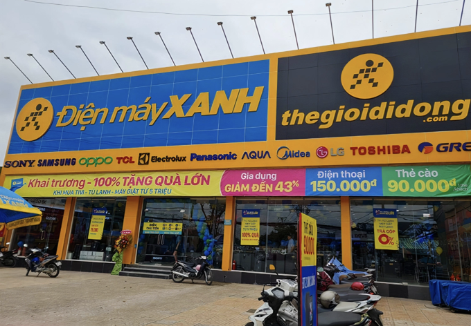 Cửa hàng Thế Giới Di Động ở TP HCM. Ảnh: MWG