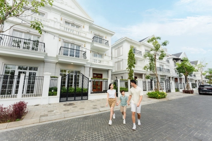 Không gian sống mang phong cách châu Âu với sân vườn riêng và tầng áp mái đa năng. Ảnh: Eurowindow Twin Parks