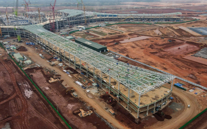 Cảng hàng không quốc tế Long Thành thời điểm đầu năm 2025. Ảnh: Phước Tuấn