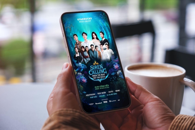 Concert Siren Calling hứa hẹn là điểm chạm cảm xúc giữa Starbucks và thế hệ khách hàng trẻ Việt Nam. Ảnh: Starbucks