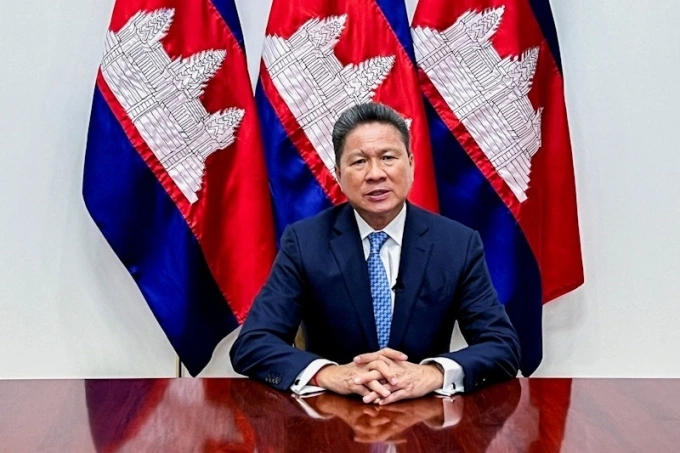 Phó thủ tướng Campuchia Sun Chanthol. Ảnh: Reuters