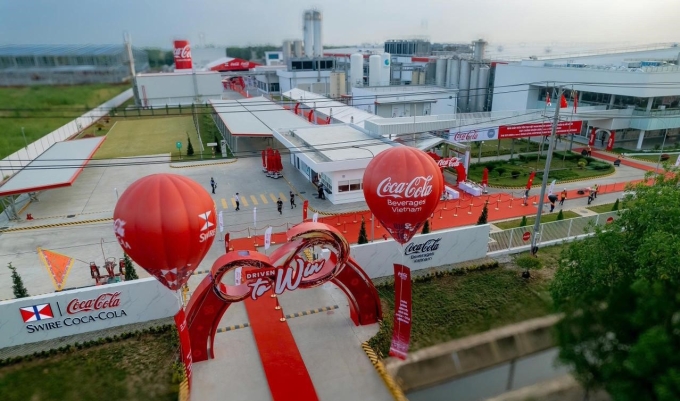 Toàn cảnh nhà máy Coca-Cola tại Tây Ninh trong ngày lễ khánh thành. Ảnh: Coca-Cola Việt Nam