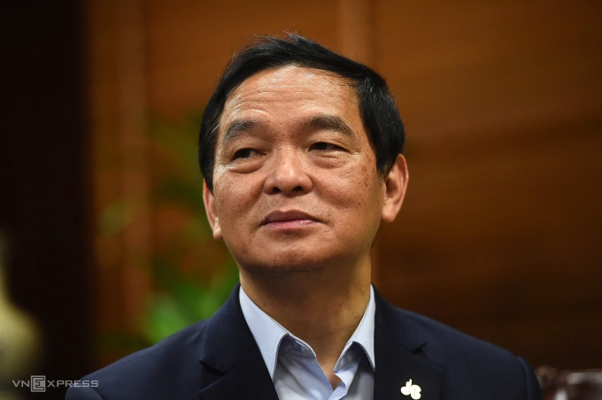 Ông Lê Viết Hải - Chủ tịch Hội đồng quản trị Tập đoàn Xây dựng Hòa Bình. Ảnh: Thanh Tùng