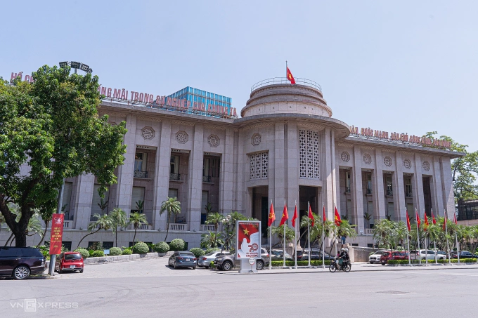 Trụ sở Ngân Hàng nhà nước tháng 10/2024. Ảnh: Hoàng Giang