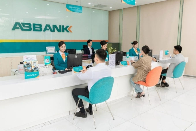 Phòng giao dịch của ABBank. Ảnh: ABBank