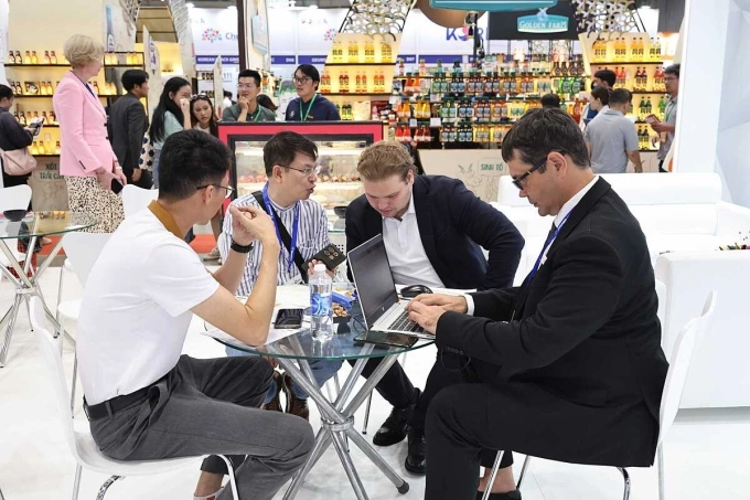 Các chương trình xúc tiến giữa các doanh nghiệp. Ảnh: Vinexad