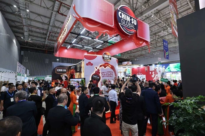 Gian hàng Chin-su của Masan Group. Ảnh: Vinexad