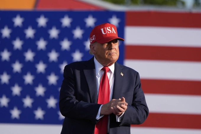Tổng thống Mỹ Donald Trump tại một sự kiện hồi tháng 7/2025 ở Iowa. Ảnh: AP
