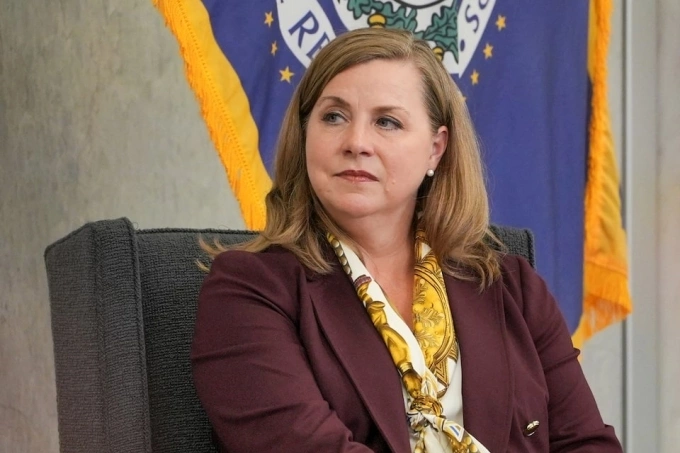 Phó chủ tịch phụ trách giám sát tại Cục Dự trữ liên bang Mỹ (Fed) Michelle Bowman. Ảnh: Reuters