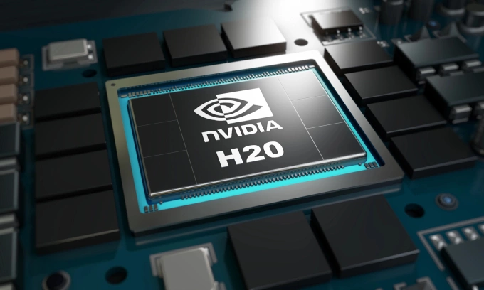 Chip Nvidia H20 tại Trịnh Châu (Hà Nam, Trung Quốc). Ảnh:Reuters