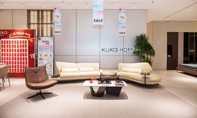 Không gian trưng bày sản phẩm của doanh nghiệp. Ảnh: Kuka Home