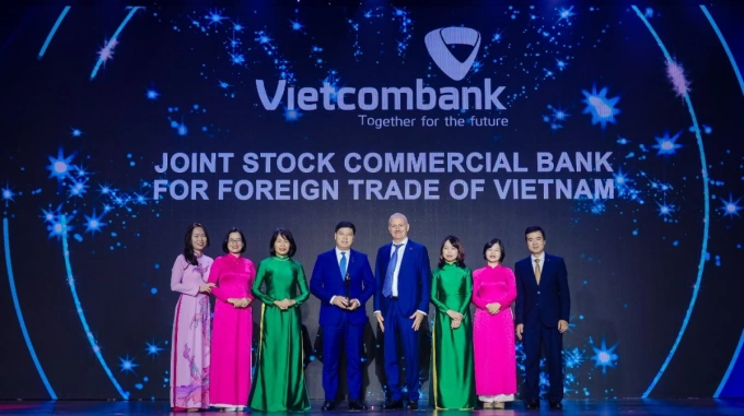 Vietcombank là một trong những doanh nghiệp được vinh danh. Ảnh: HR Asia