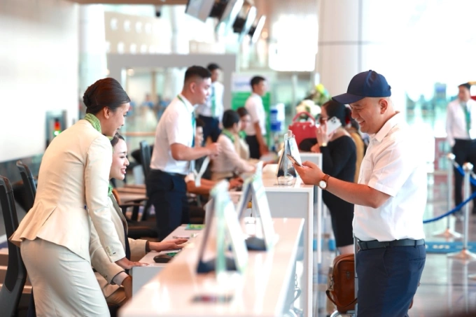 Các chuyến bay thuận lợi và đúng giờ trong ngày đầu Bamboo Airways khai thác tại nhà ga T3