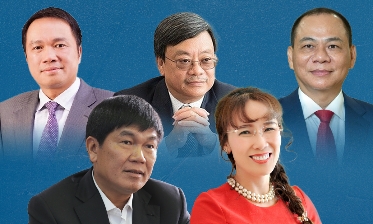 Các tỷ phú Việt tiếp tục giàu lên trong tháng 8
