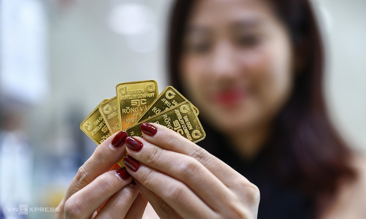 Giá vàng miếng trong nước tăng gần 3 triệu đồng một lượng