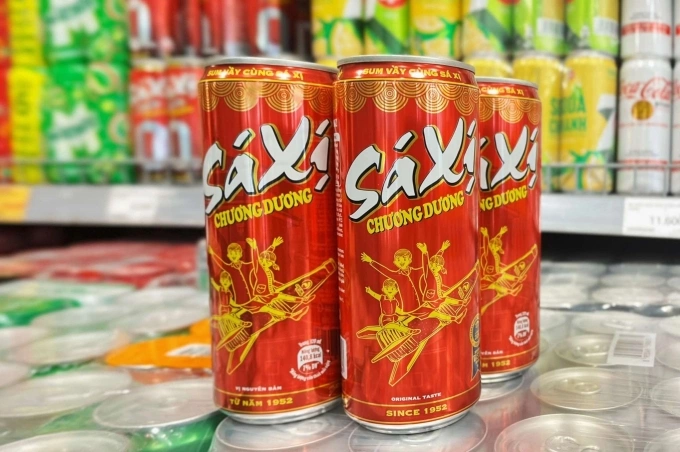 Sá xị Chương Dương trên kệ siêu thị. Ảnh: Phương Đông