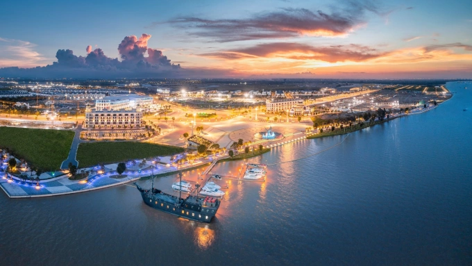 Bến du thuyền tại dự án Aqua City, Đồng Nai. Ảnh: Novaland