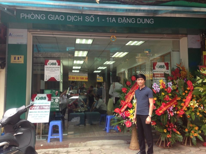 Phòng giao dịch đầu tiên của F88. Ảnh: F88