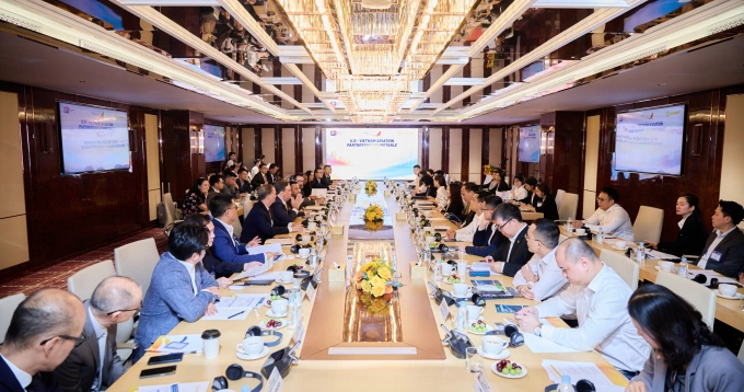 Sự kiện quy tụ 15 tập đoàn hàng không, công nghệ và dịch vụ tài chính hàng đầu của Mỹ. Ảnh: Sun Group