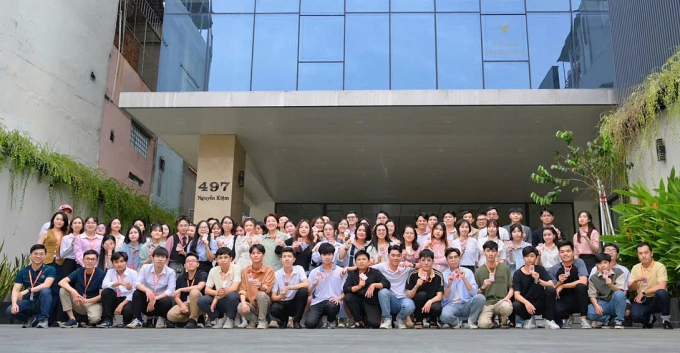Đội ngũ nhân sự của công ty. Ảnh: Solaso