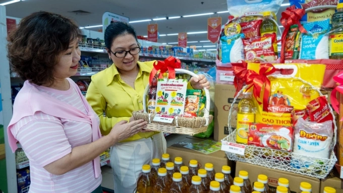 Combo đi chợ hộ giúp khách hàng trải nghiệm sự tiện lợi, tiết kiệm đáng kể về thời gian.. Ảnh: SATRA